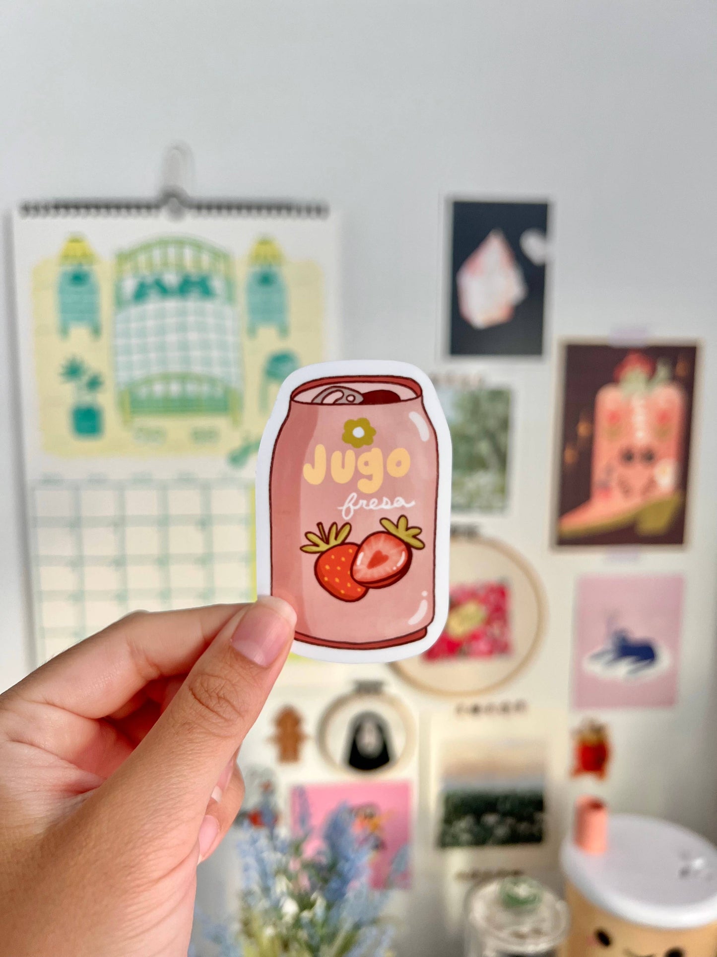 Jugo de Fresa Sticker - Mexican snacks, drinks