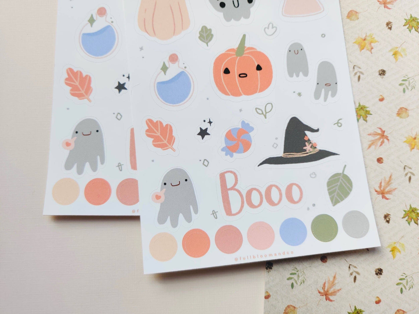 Spooky Halloween Sticker Sheet