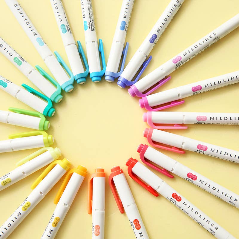 Zebra Pen Mildliner Double Ended Highlighter and Bullet Tip