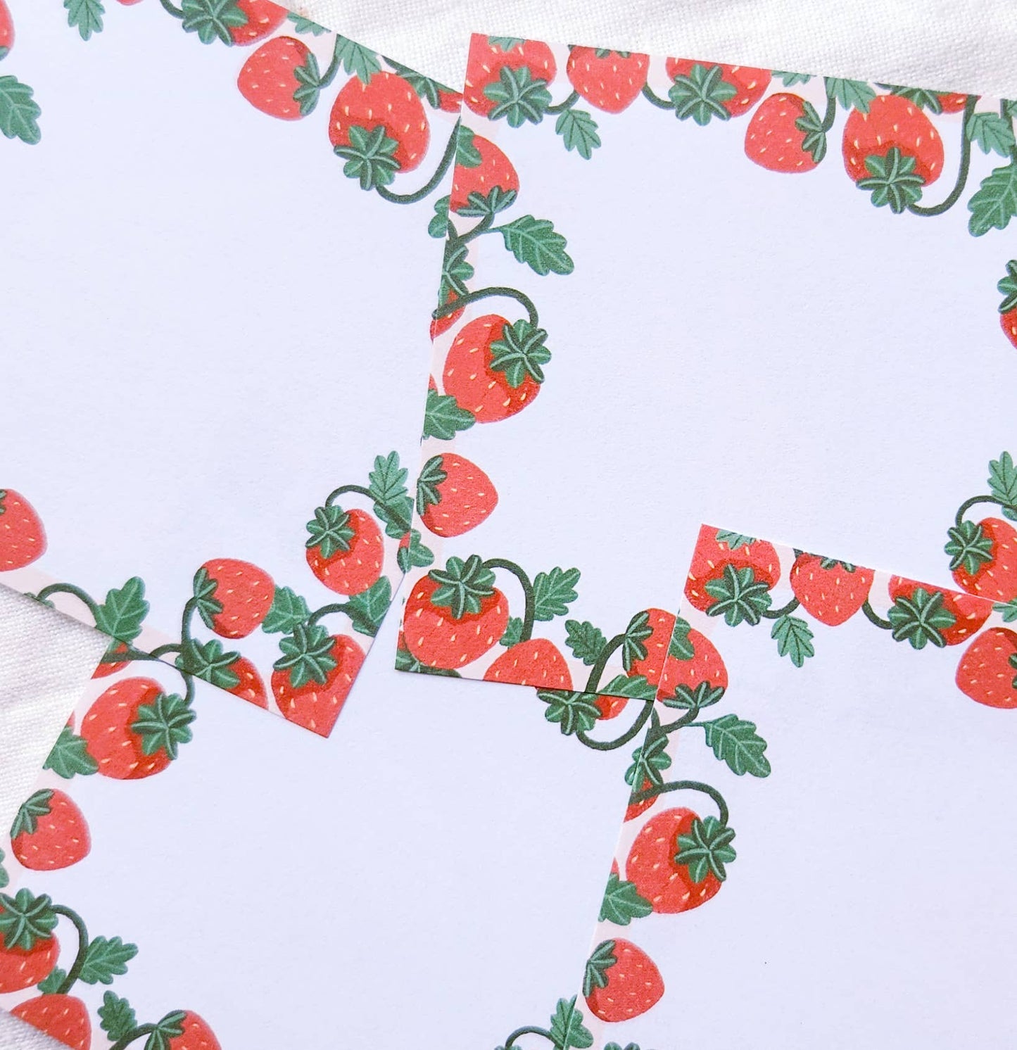 Strawberry Lover Memo Pad - Blank