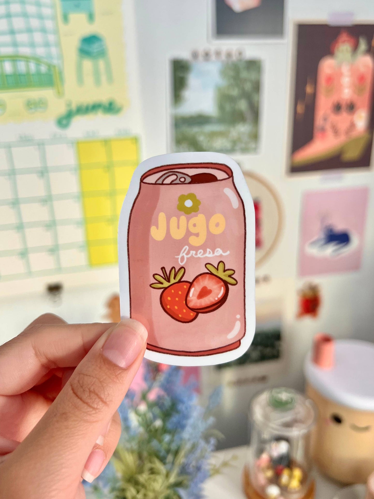 Jugo de Fresa Sticker - Mexican snacks, drinks