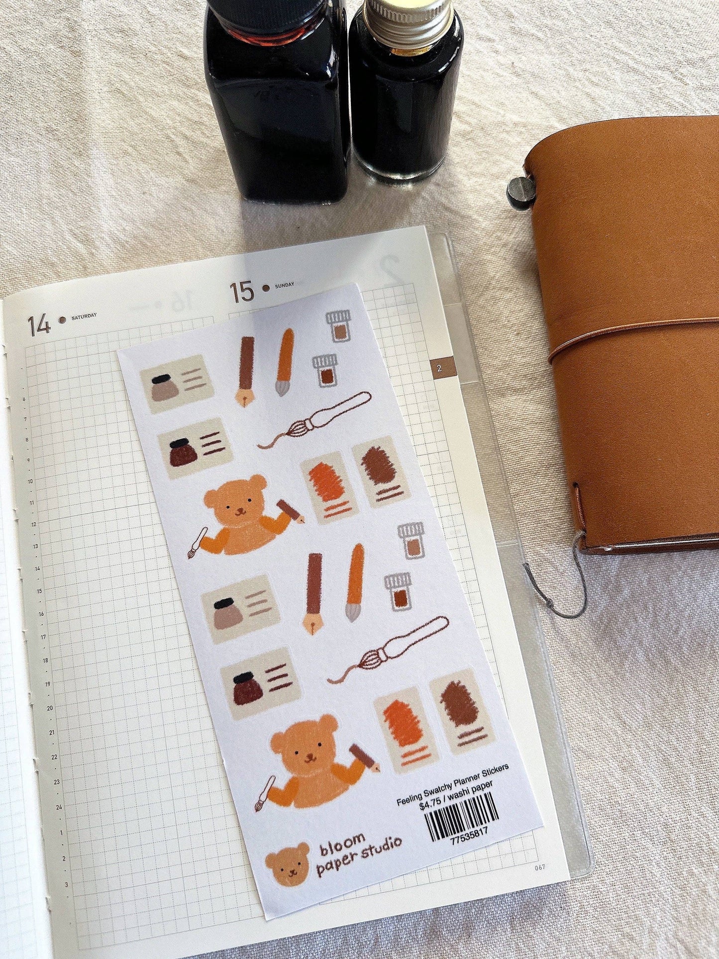 Feeling Swatchy Planner Stickers