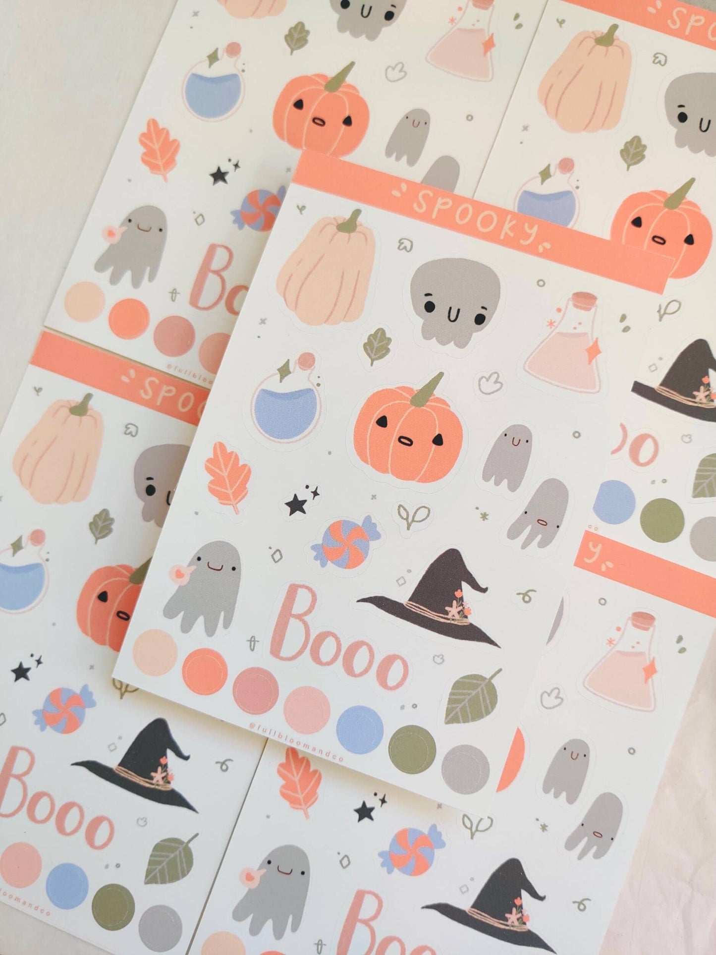Spooky Halloween Sticker Sheet