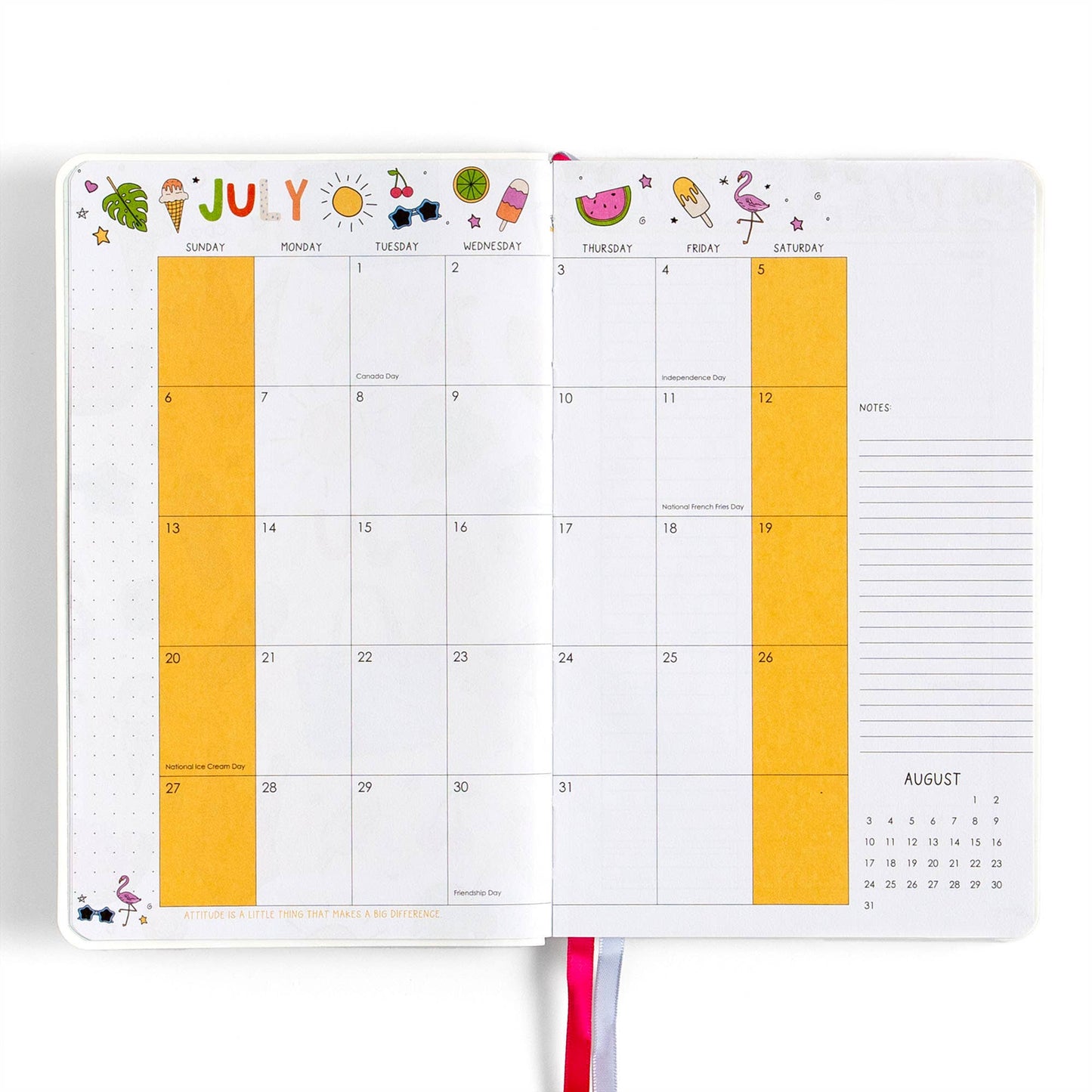 Happy Daisy Petite Planner : 2025-2026 Academic Year