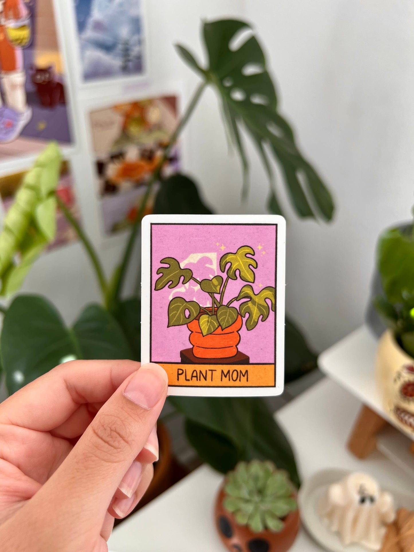 Plant Mom Sticker