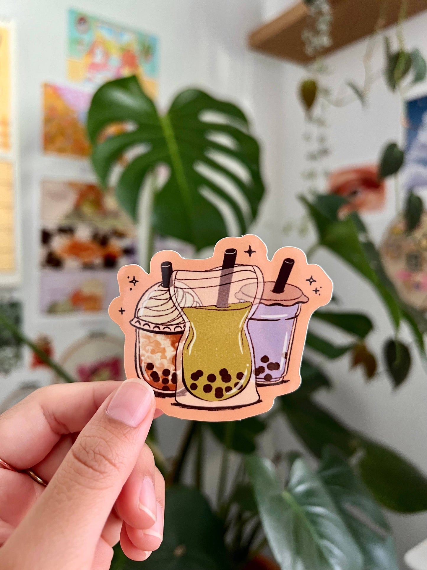 Boba Drinks Sticker