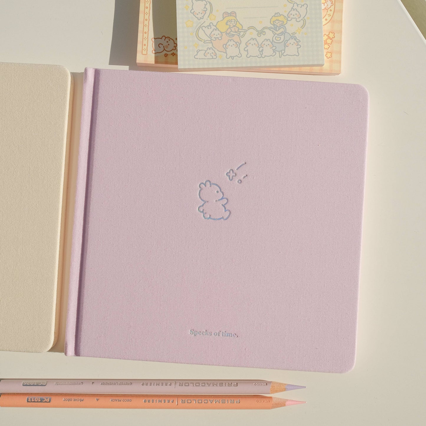 Specks of Time Fabric Hardcover Notebook/ Sketchbook