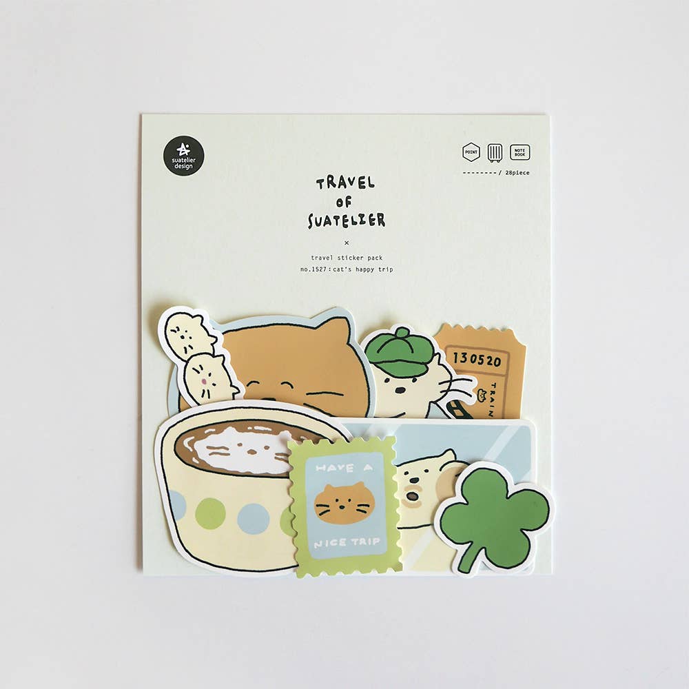 Cat's happy trip