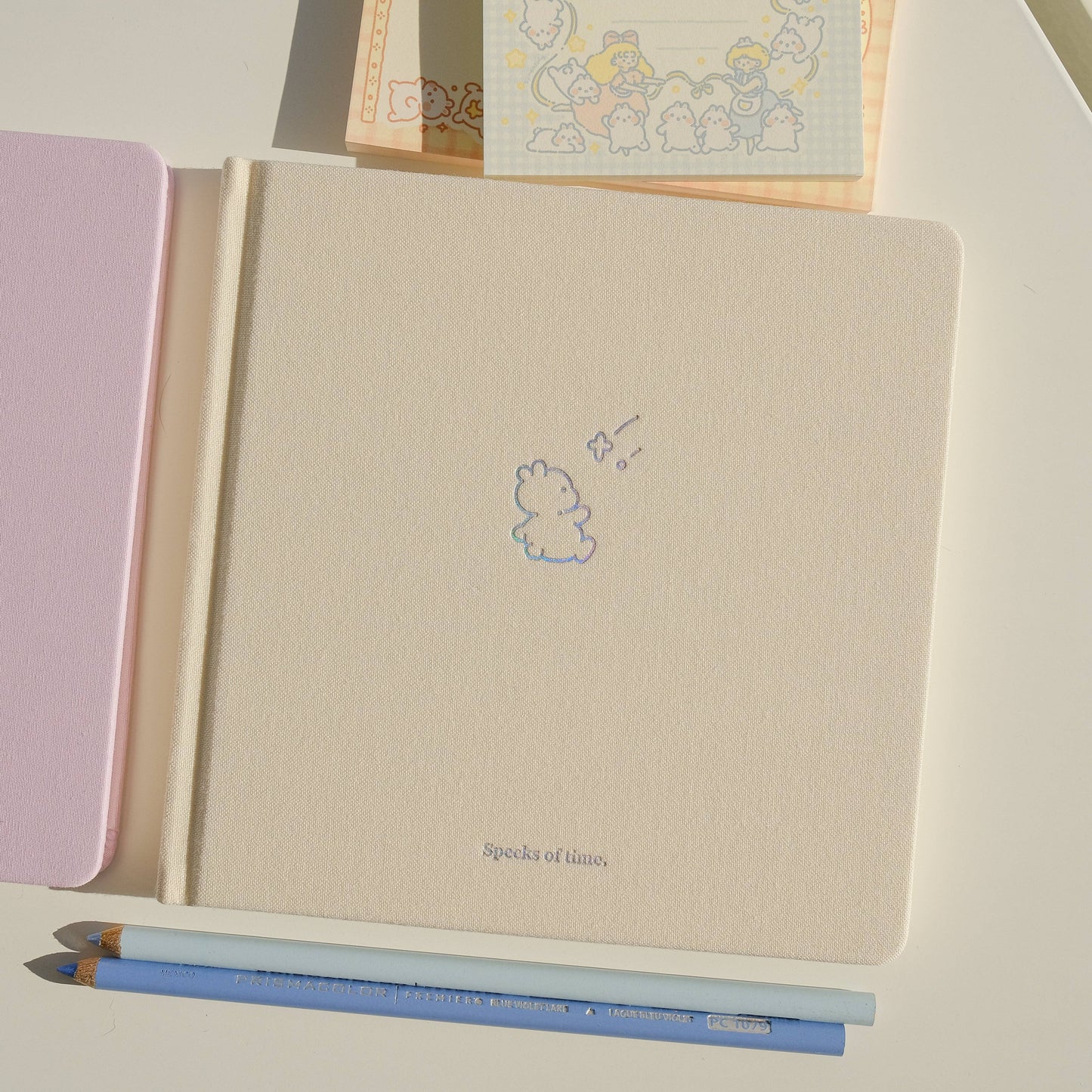 Specks of Time Fabric Hardcover Notebook/ Sketchbook