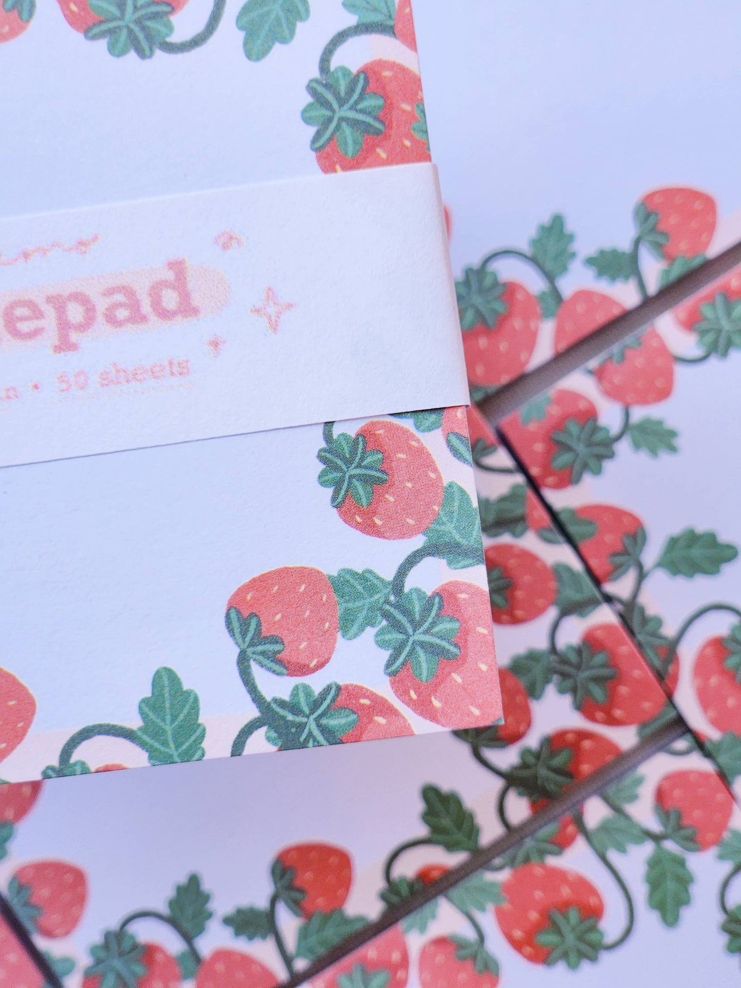 Strawberry Lover Memo Pad - Blank