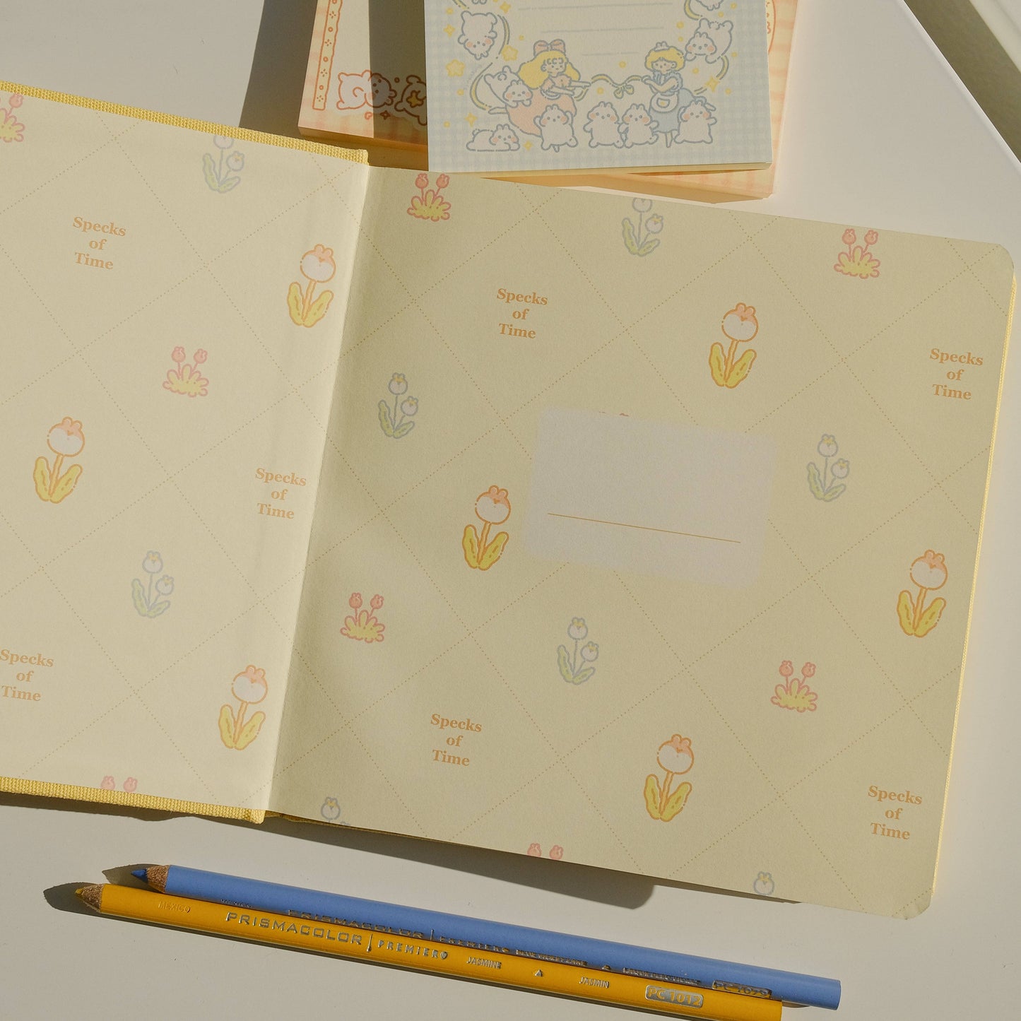 Specks of Time Fabric Hardcover Notebook/ Sketchbook