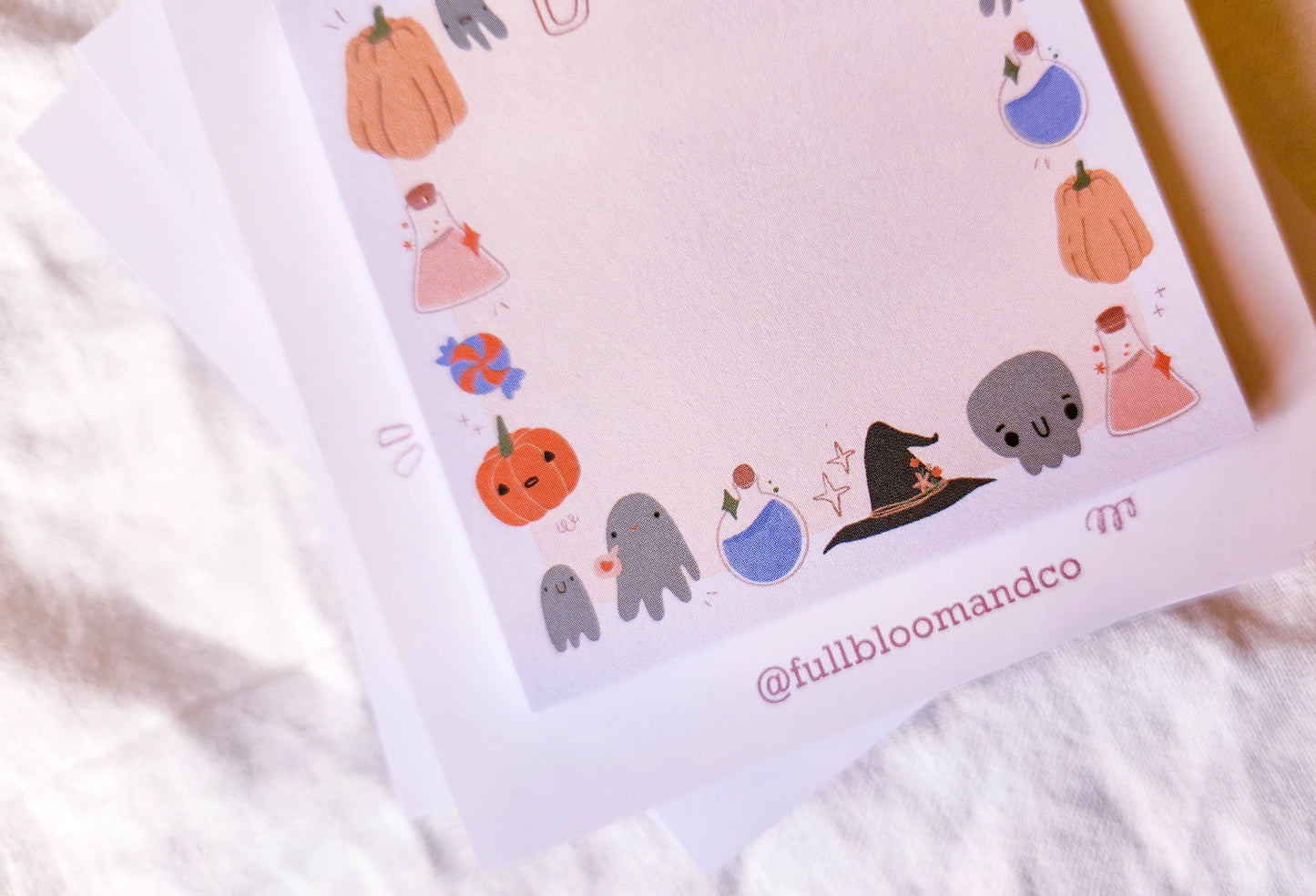 Boo Halloween Sticky Notepads