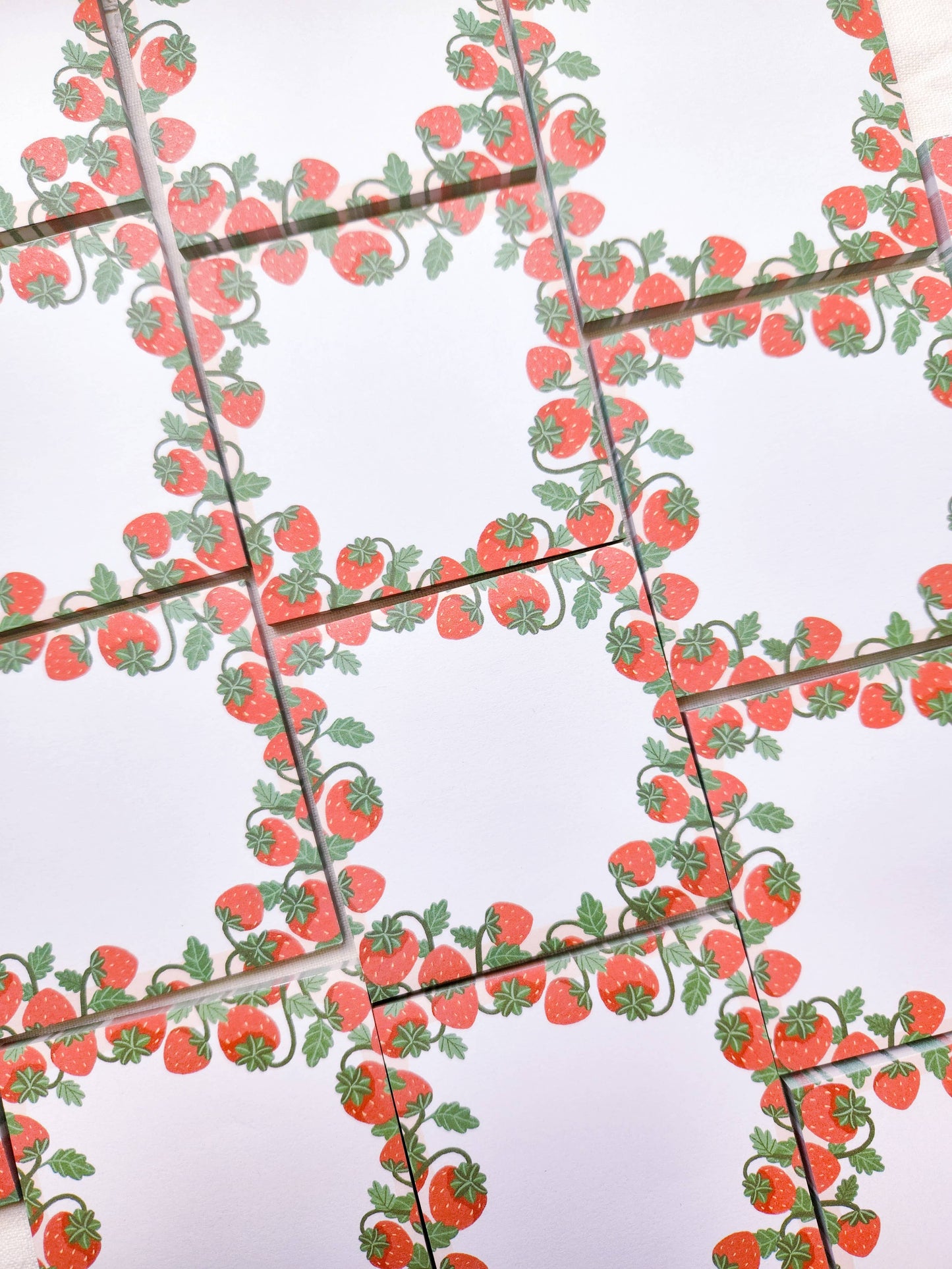 Strawberry Lover Memo Pad - Blank