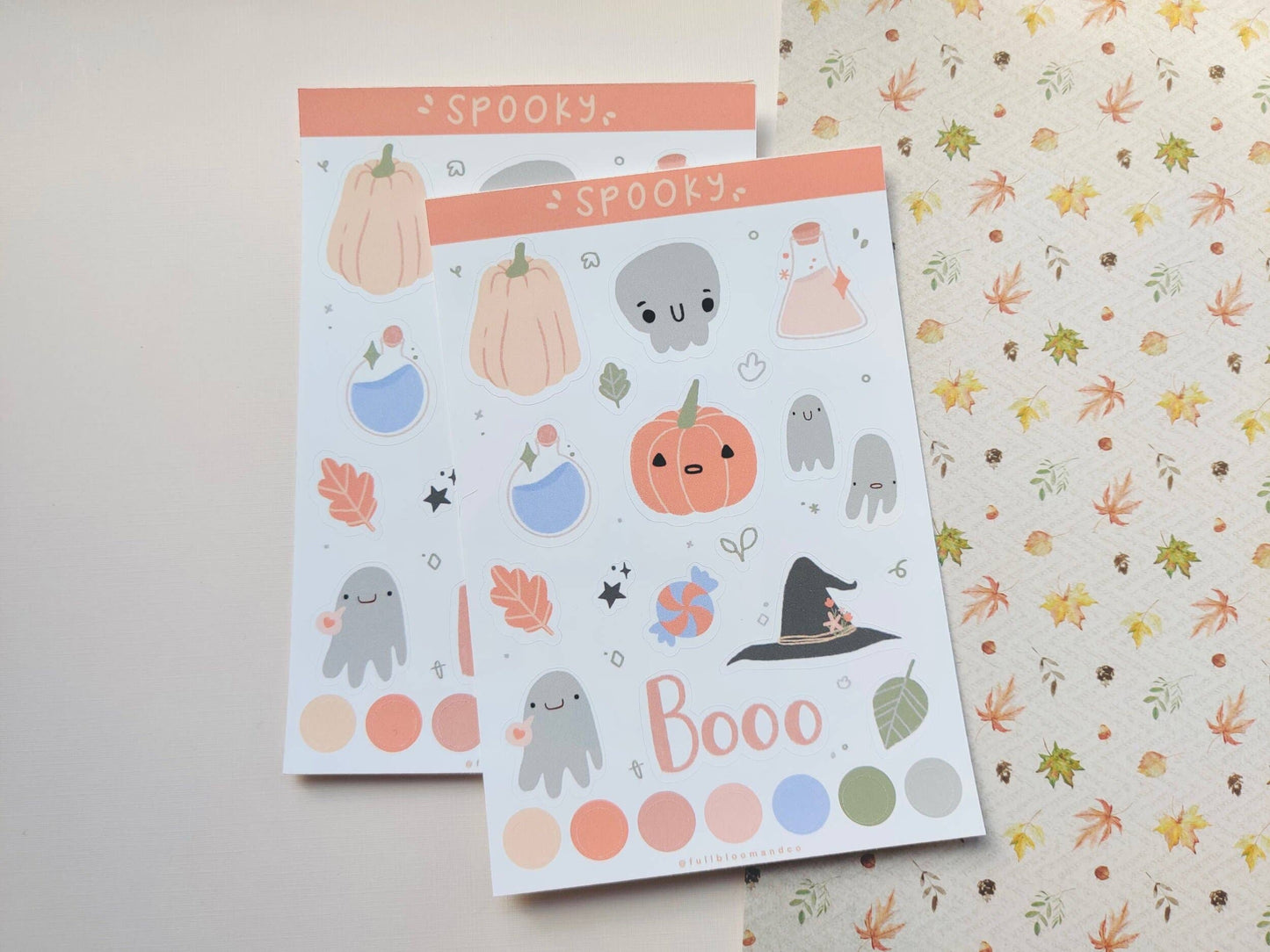 Spooky Halloween Sticker Sheet