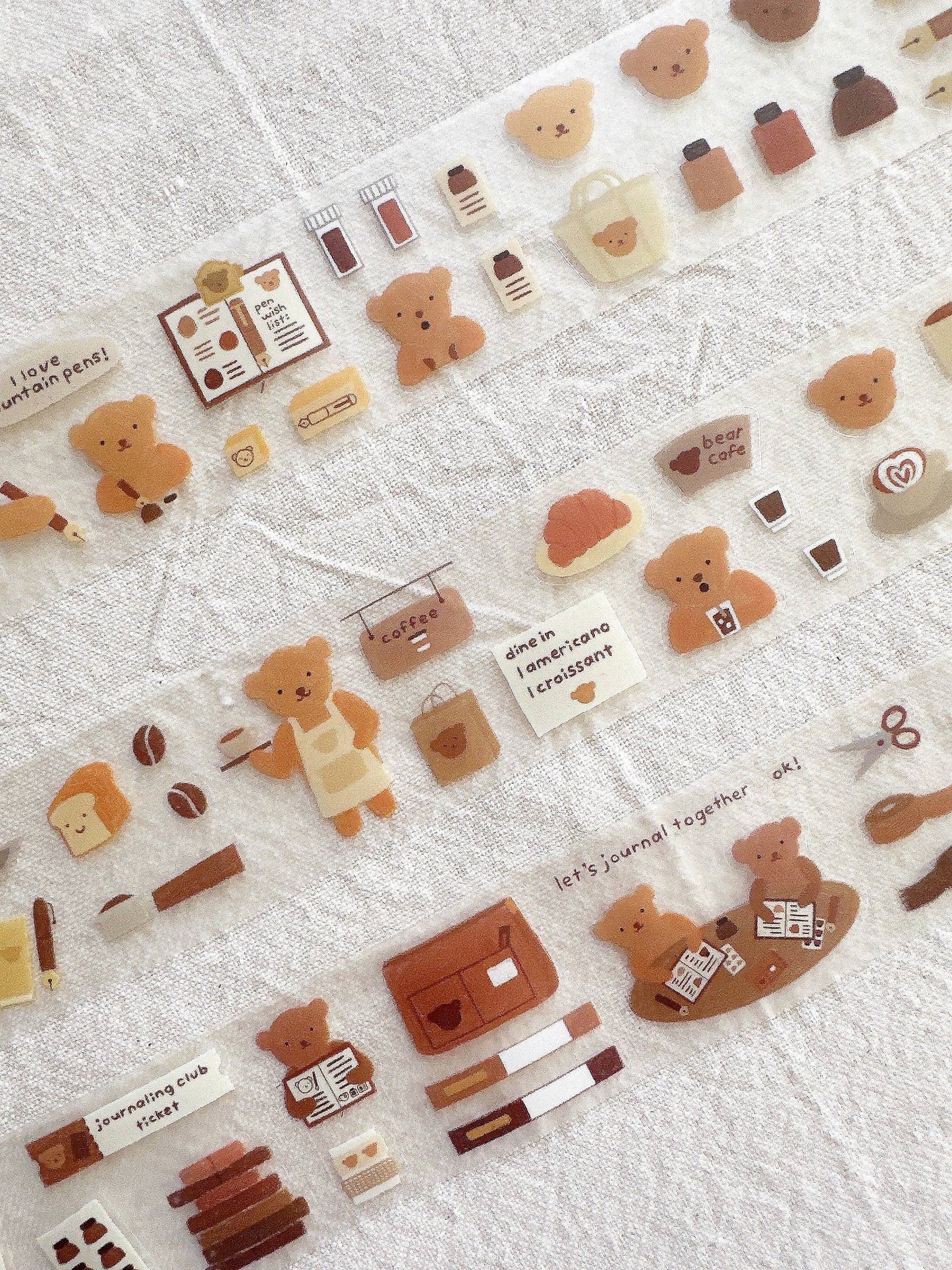 Let's Journal Together Kiss Cut PET Tape