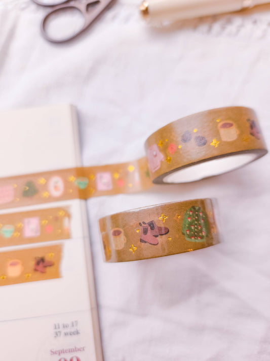 Sweater Weather Whimsical Foil Washi Tape