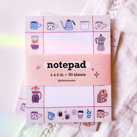 Mini Coffee Shop Memo Pad