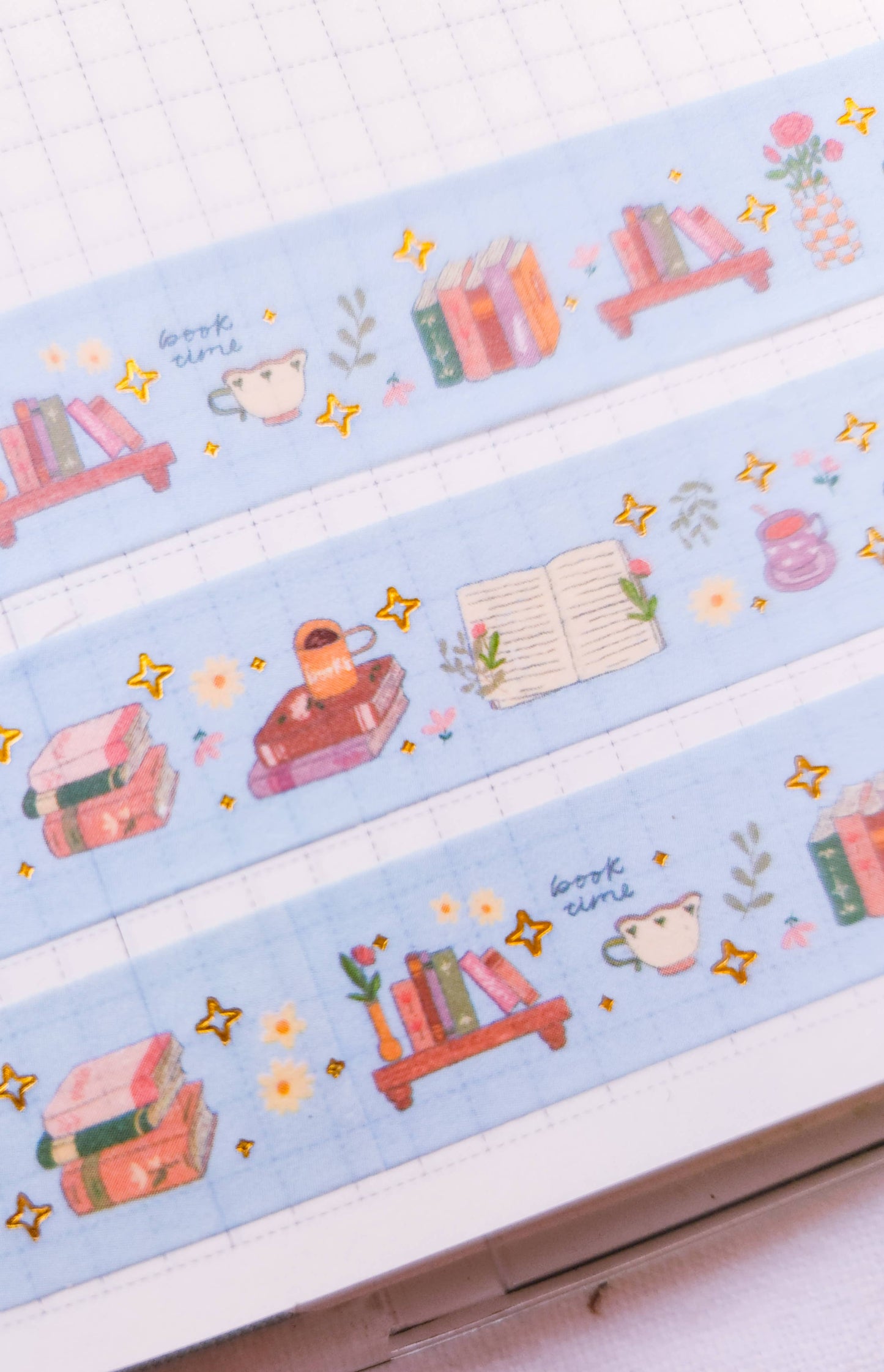 Book Lovers Foiled Washi Tape