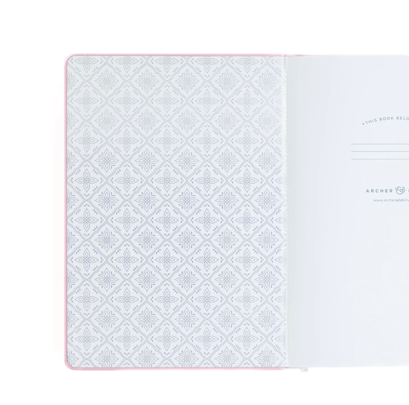 A5 Storybook in Pink: Dot Grid Notebook