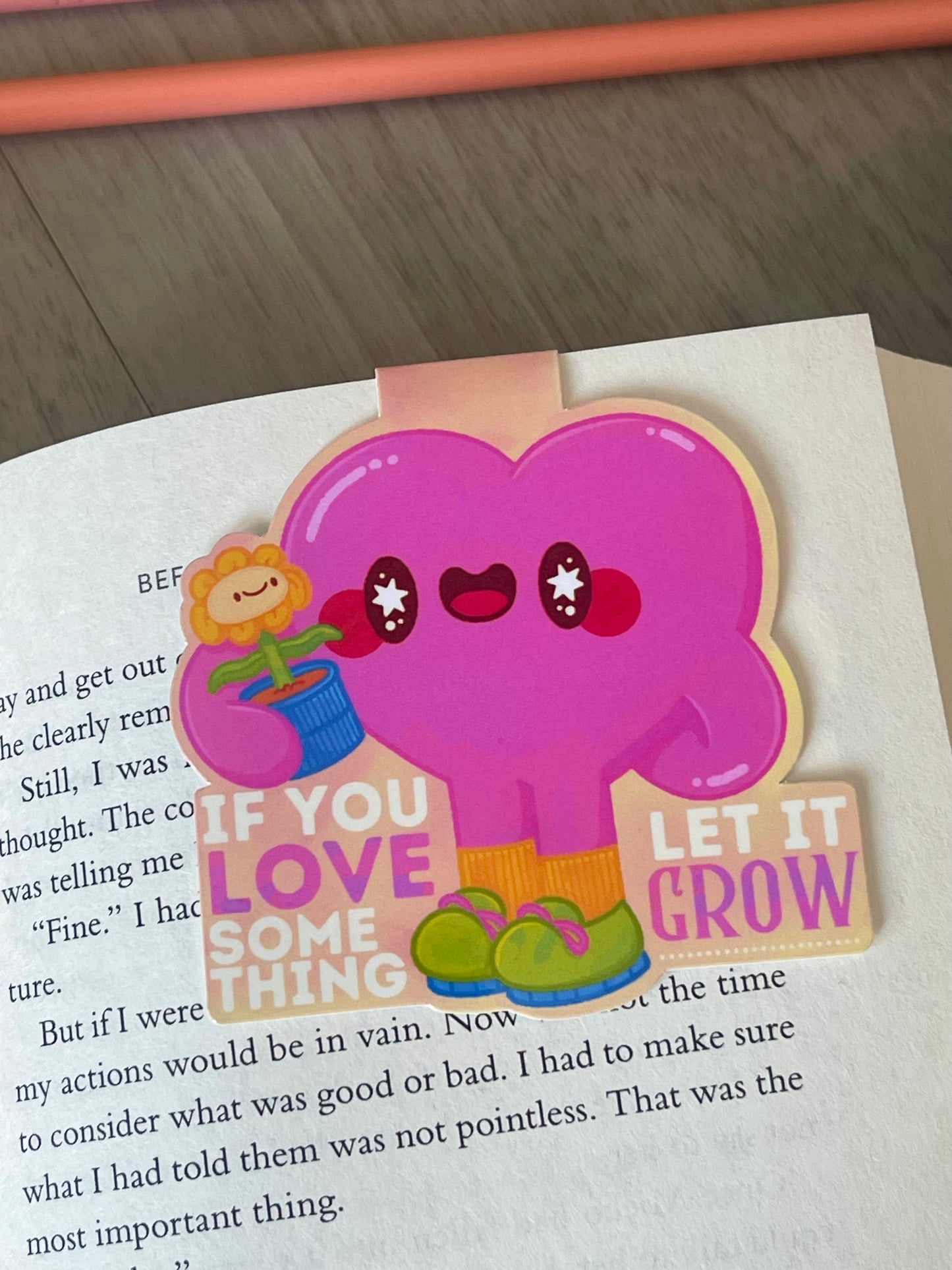 Let it Grow- Magnetic Bookmark