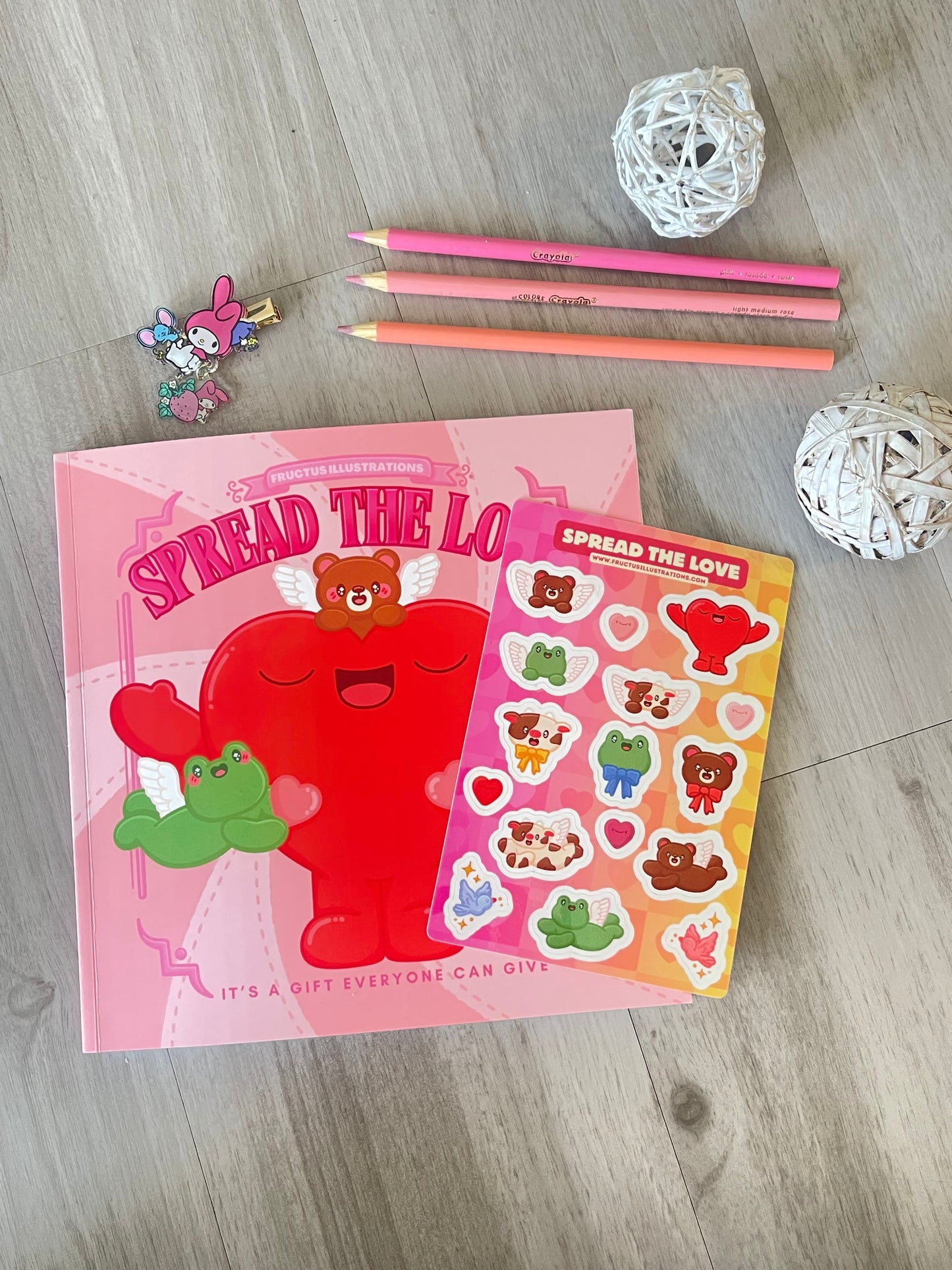 Spread The Love Coloring Book