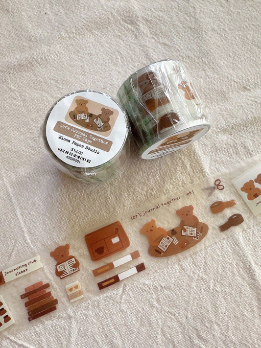 Let's Journal Together Kiss Cut PET Tape
