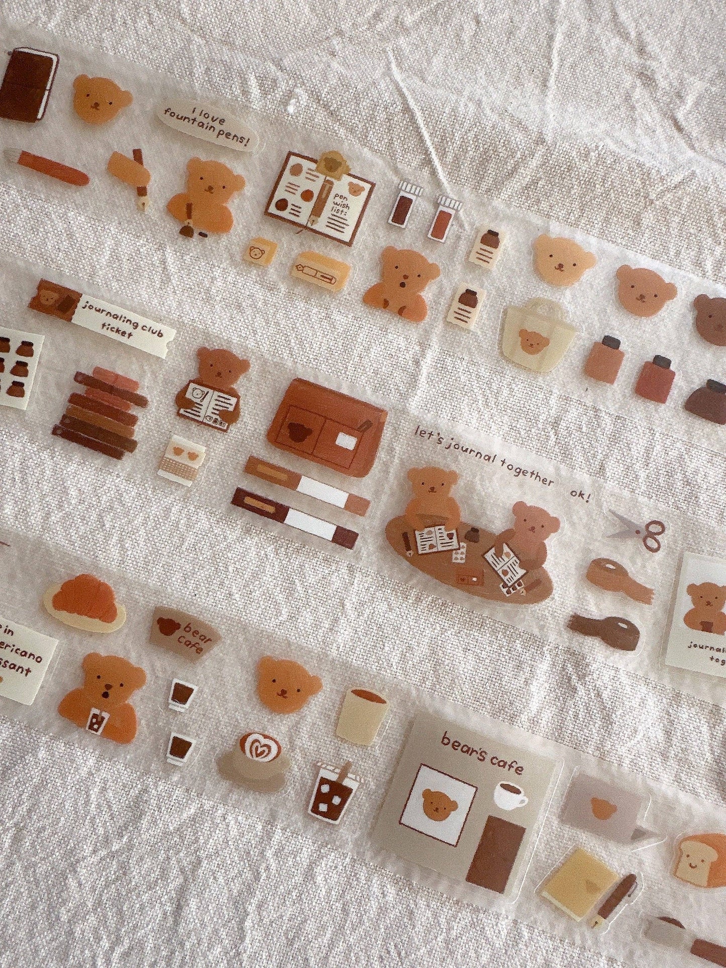 Let's Journal Together Kiss Cut PET Tape