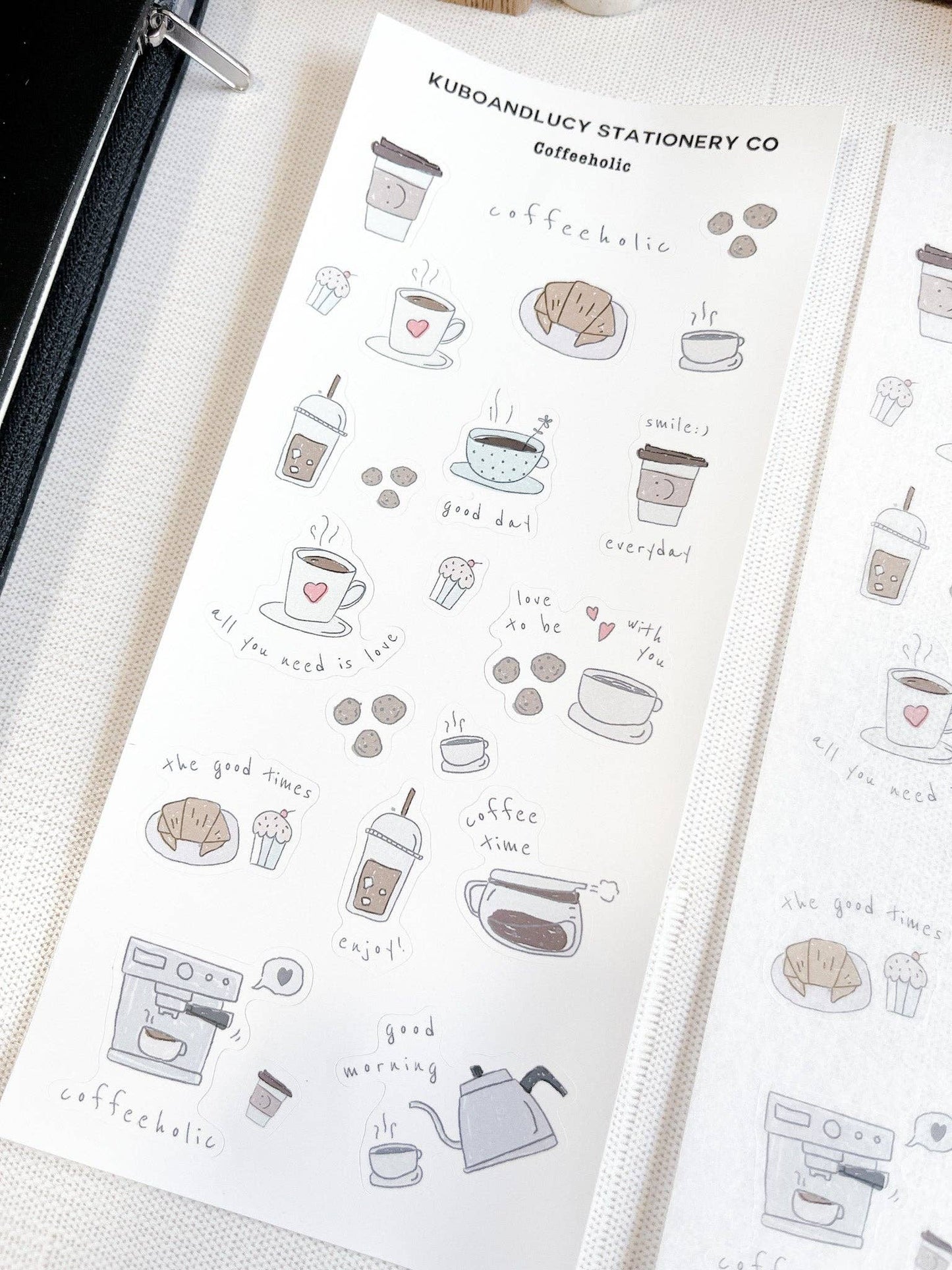 Coffeeholic Sticker Sheet