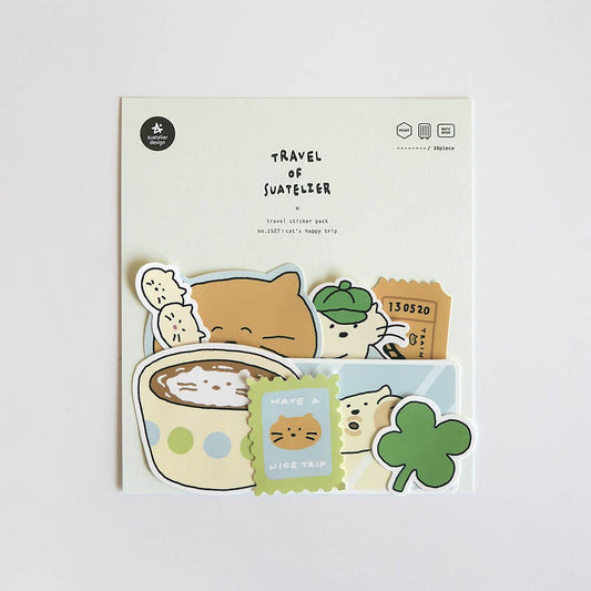 Cat's happy trip