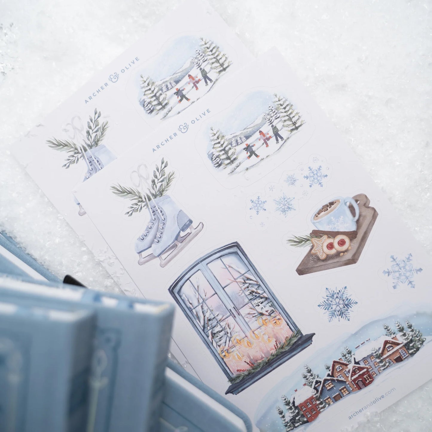 Snowflake Storybook Sticker Set